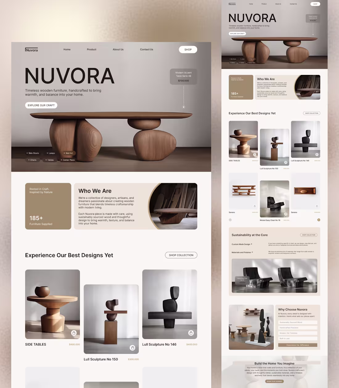 Cover image for Exploring soft minimalism with this furniture brand website ...