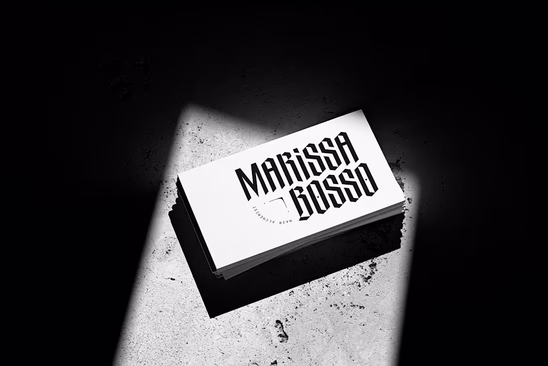 Cover image for Marissa Bosso Hair Stylist Brand Design 