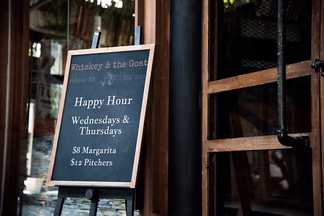 Cover image for Whiskey & the Goat Restaurant Branding