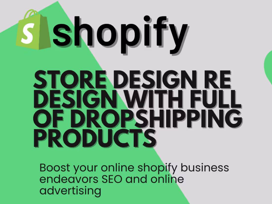 Cover image for shopify store designing and fb ads campaign