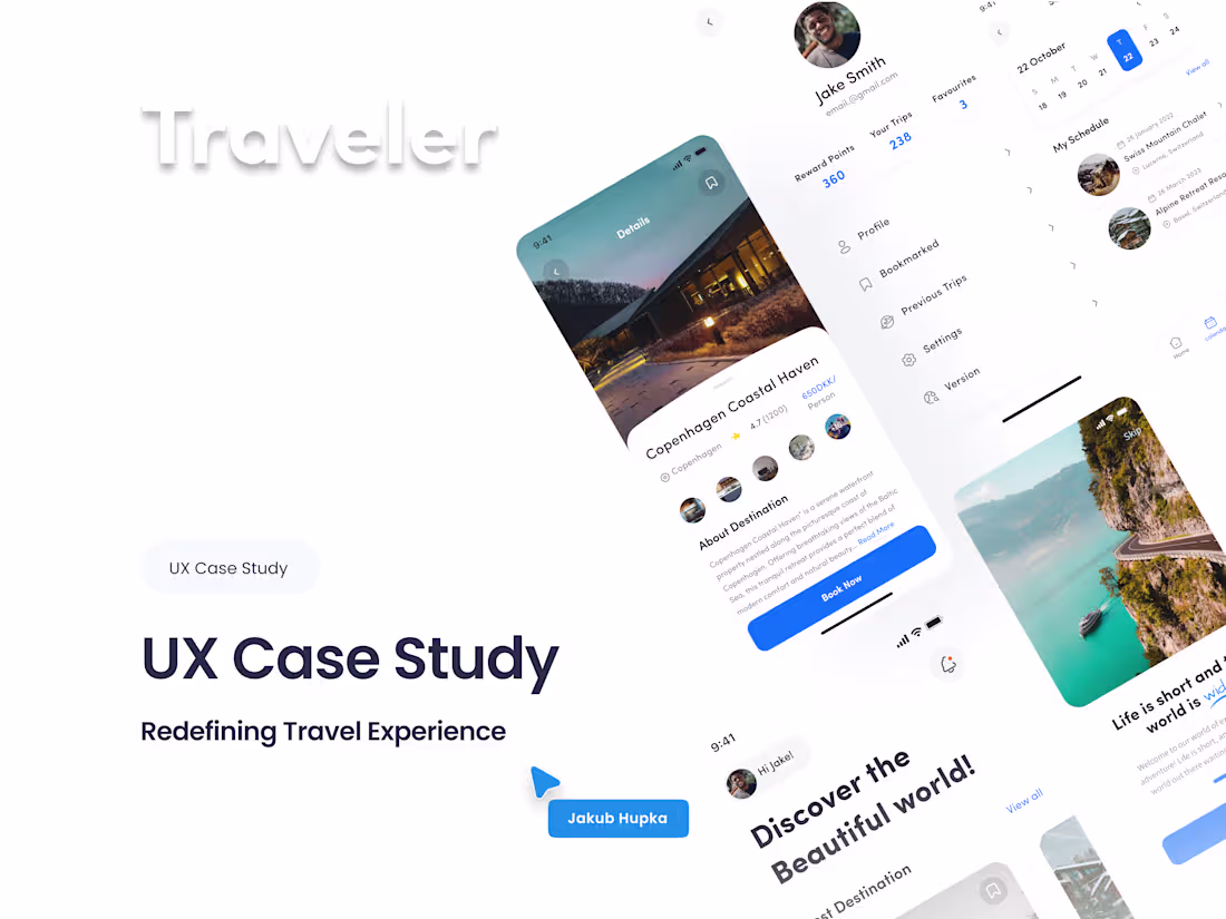 Cover image for Travelers UX/UI Case Study