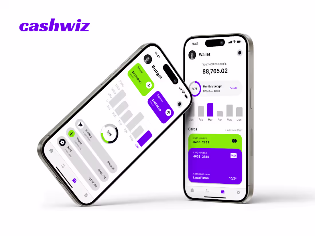 Cover image for cashwiz | UI UX Design | Mobile App