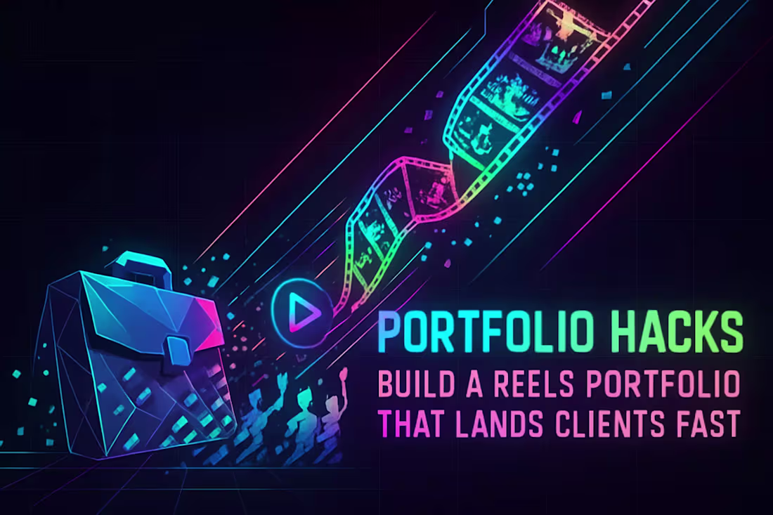 Cover image for Portfolio Hacks: Build a Reels Portfolio That Lands Clients Fast