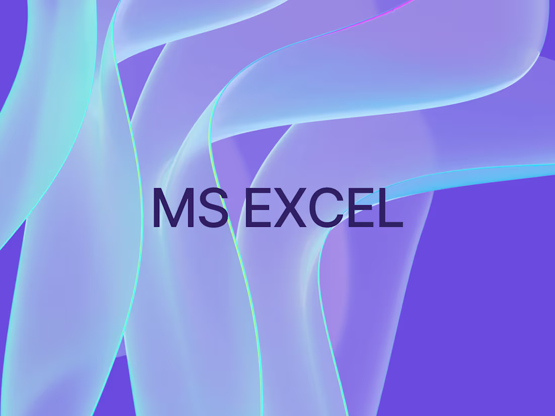 Cover image for MS Excel Data Engineering