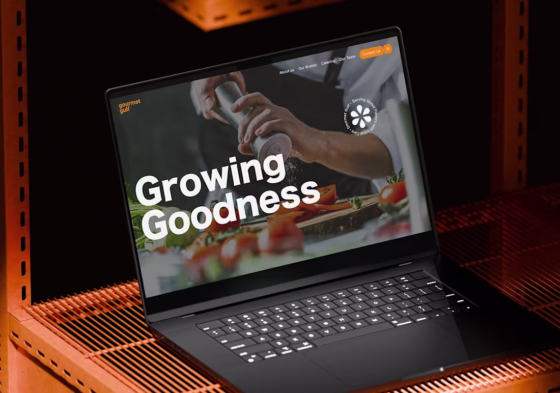 Cover image for Gourmet Gulf Website Concept 🍽️