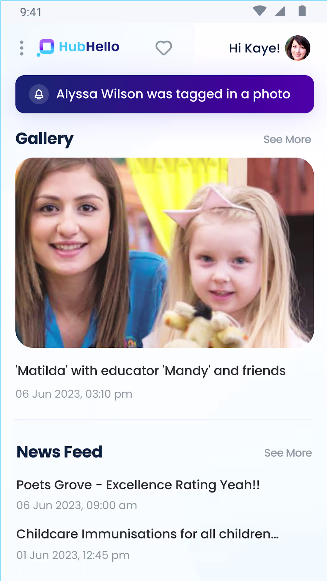 Cover image for HubHello - Early childhood care and education platform