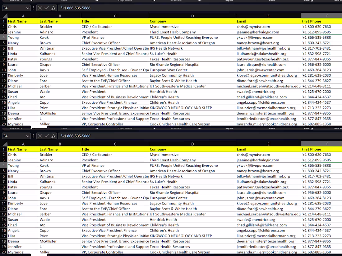 Cover image for HEALTHCARE LEADS OF USA