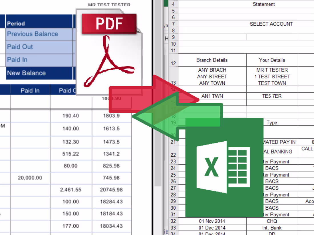 Cover image for Custom Converter. PDF. EXCEL.