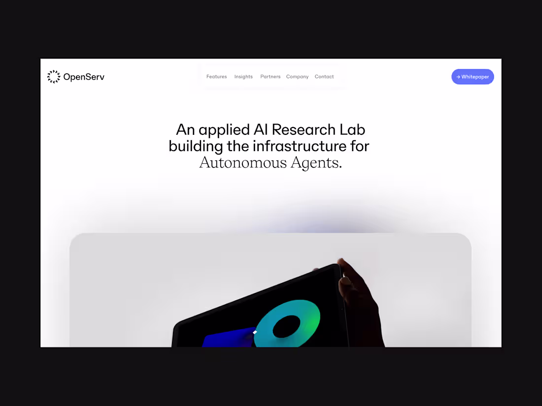 Cover image for New OpenServ AI - Framer Development