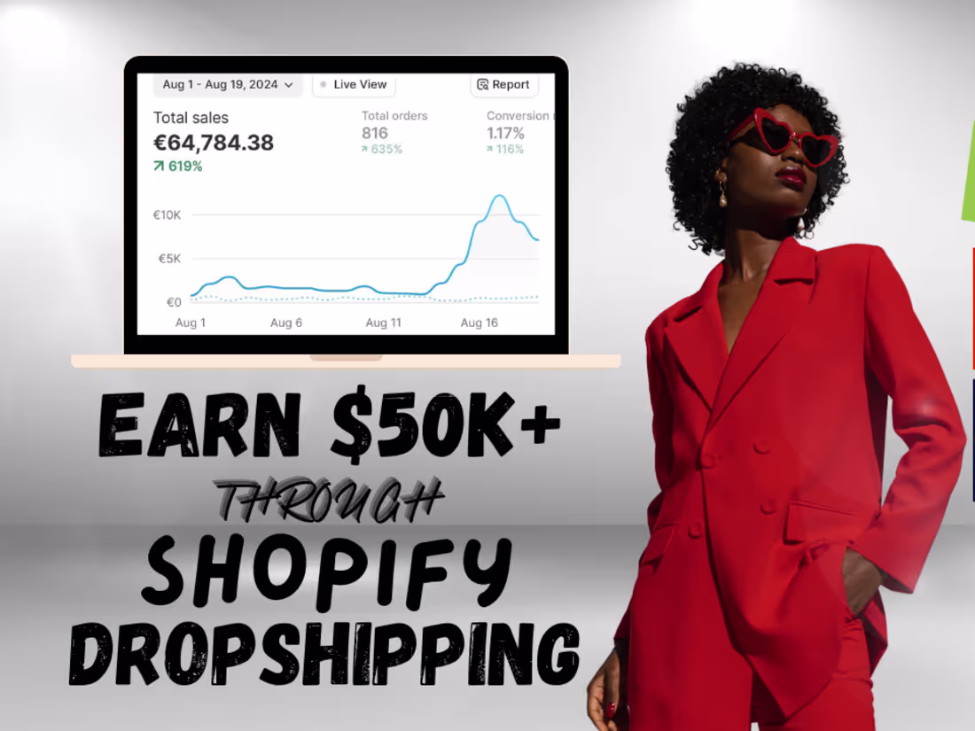 Cover image for create shopify dropshipping store or shopify website development