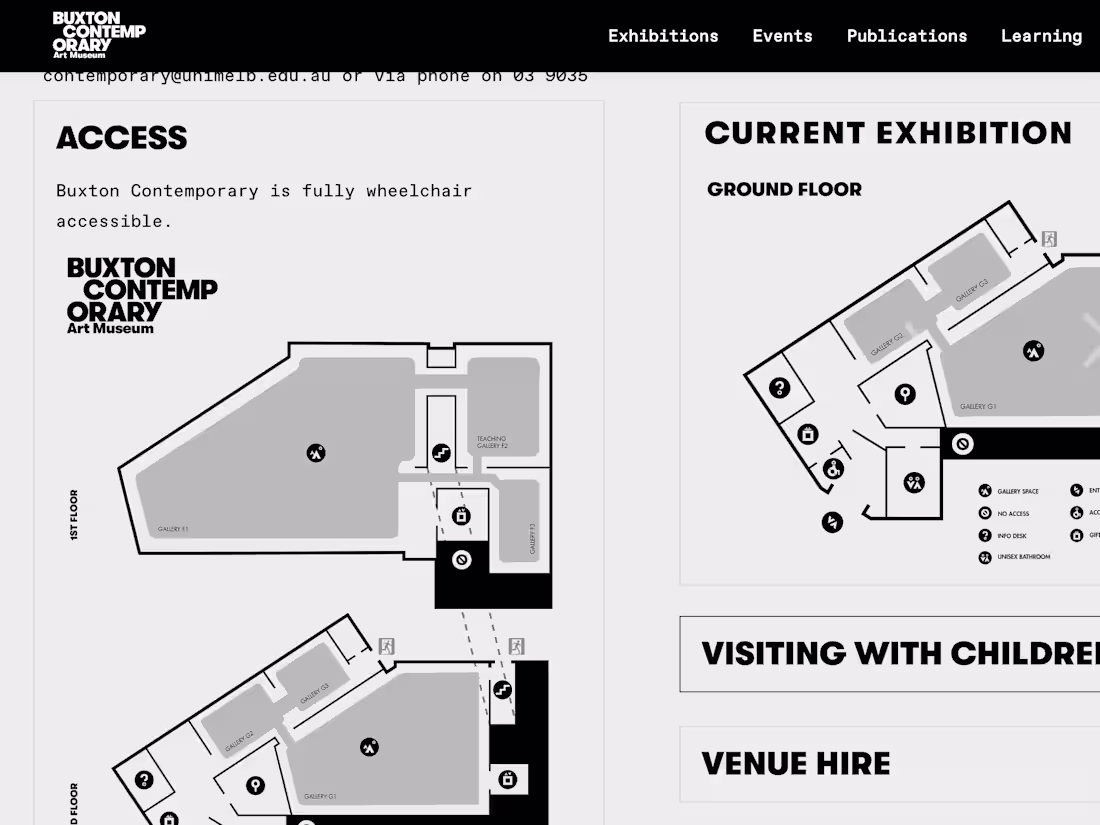 Cover image for Buxton Contemporary Wayfinding