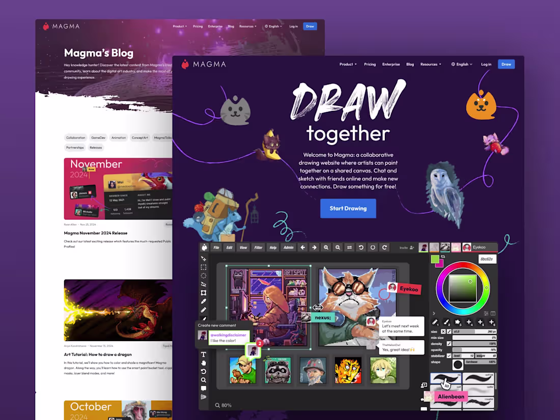 Cover image for Magma.com – No-Code Website Migration to Framer