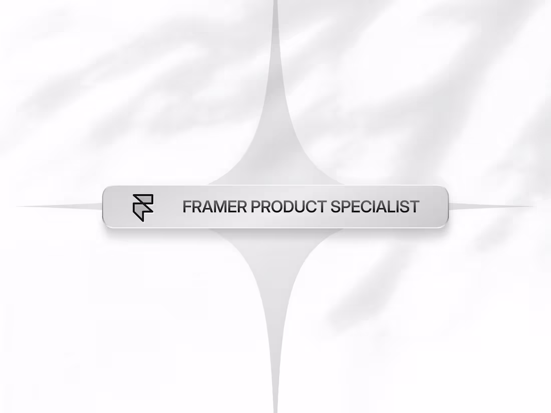 Cover image for Framer Product Specialist Role