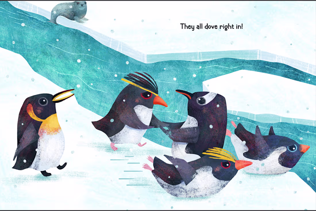 Cover image for Five Flying Penguins