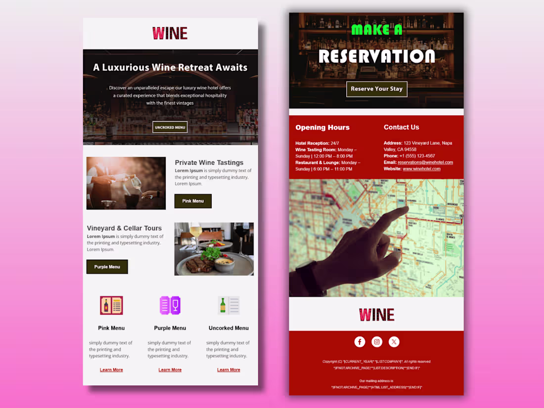Cover image for Indulge in a Luxurious Wine Retreat
