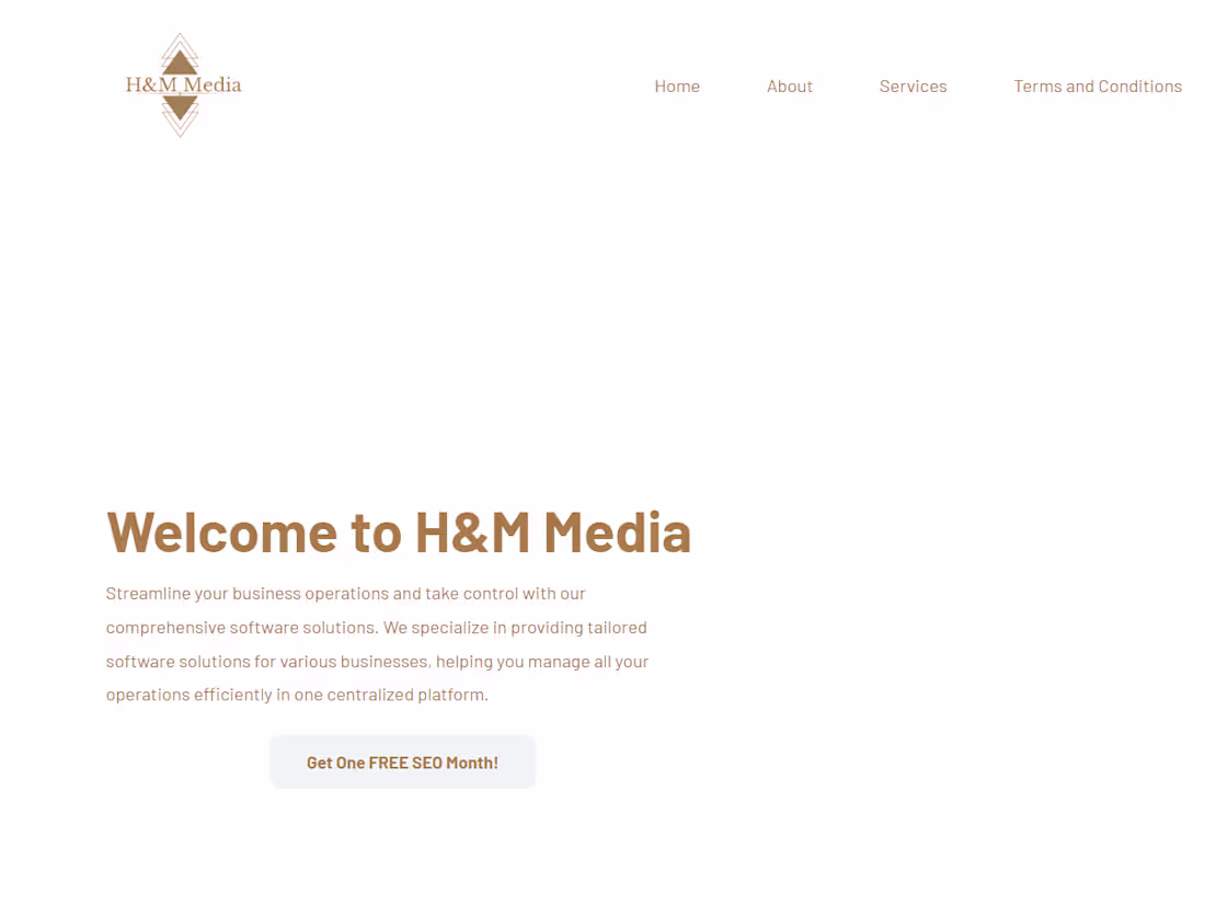 Cover image for H&M Media Website