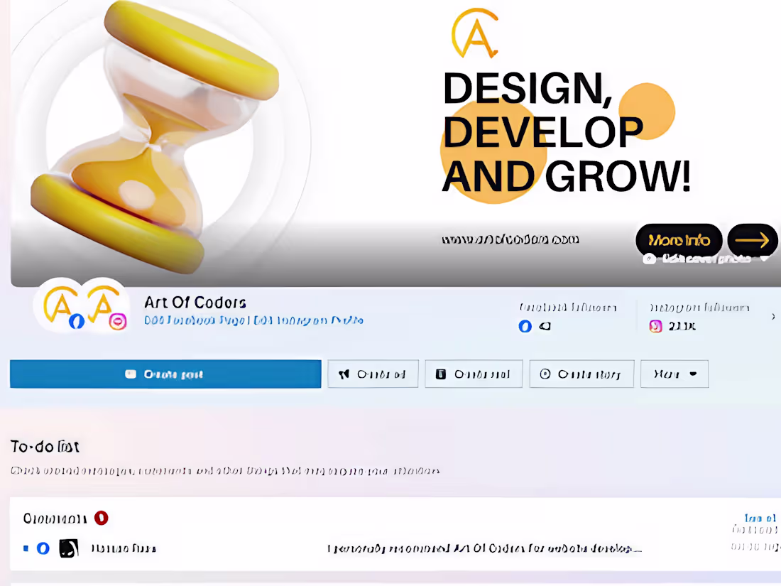 Cover image for Social Media Management for Art Of Coders