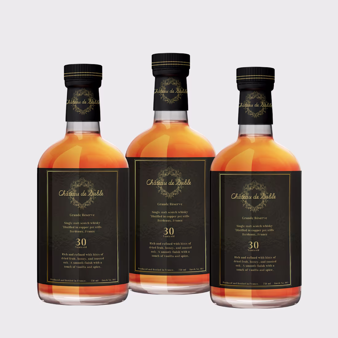 Cover image for Product/Label Design for - CHÂTEAU DE SABLE