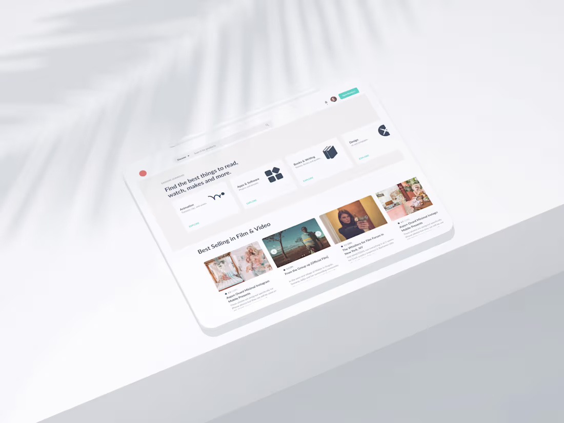 Cover image for Presented improved Gumroad redesign for creator engagement