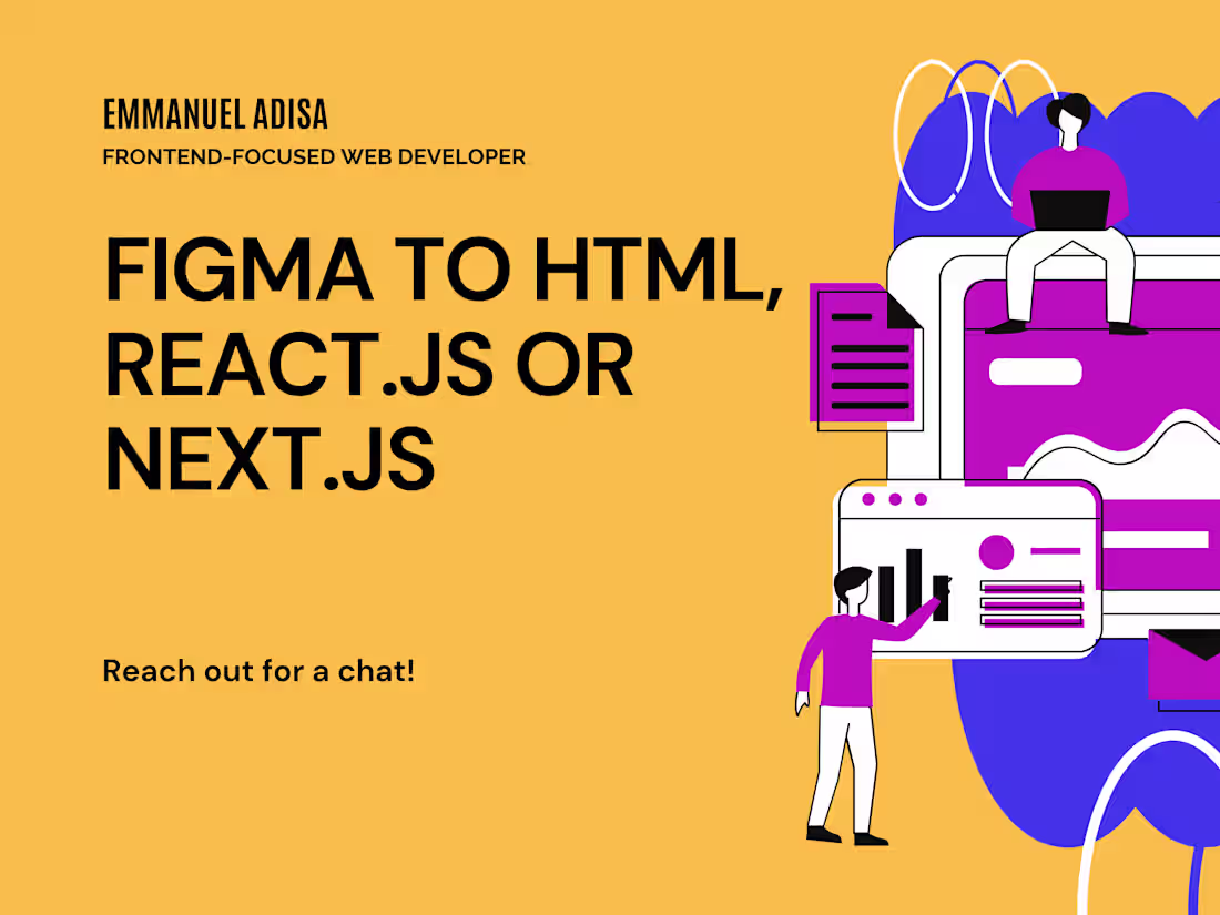 Cover image for Pixel-Perfect, Responsive Landing Page(s)- HTML, React or NextJS