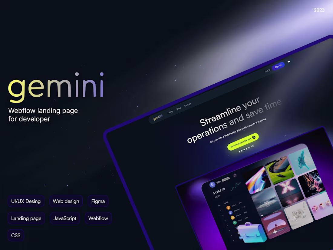 Cover image for Dark theme eCommerce website concept