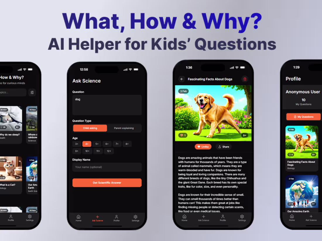 Cover image for AI Prototype for Kids’ Questions