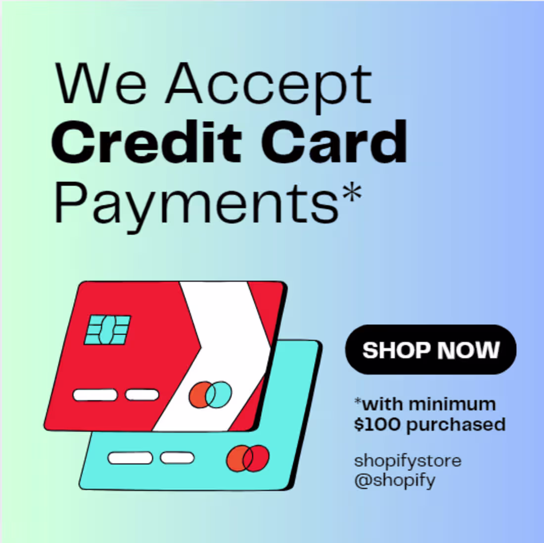 Cover image for shopify ( or any store ) costumed payment ad