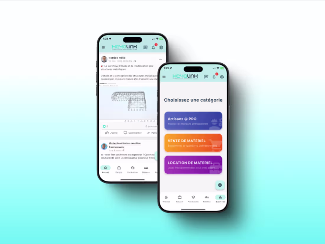 Cover image for Heyalink mobile app 