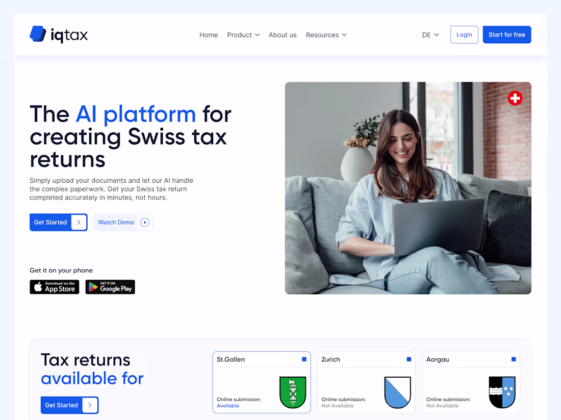Cover image for IQTAX | Smart Tax Returns with AI