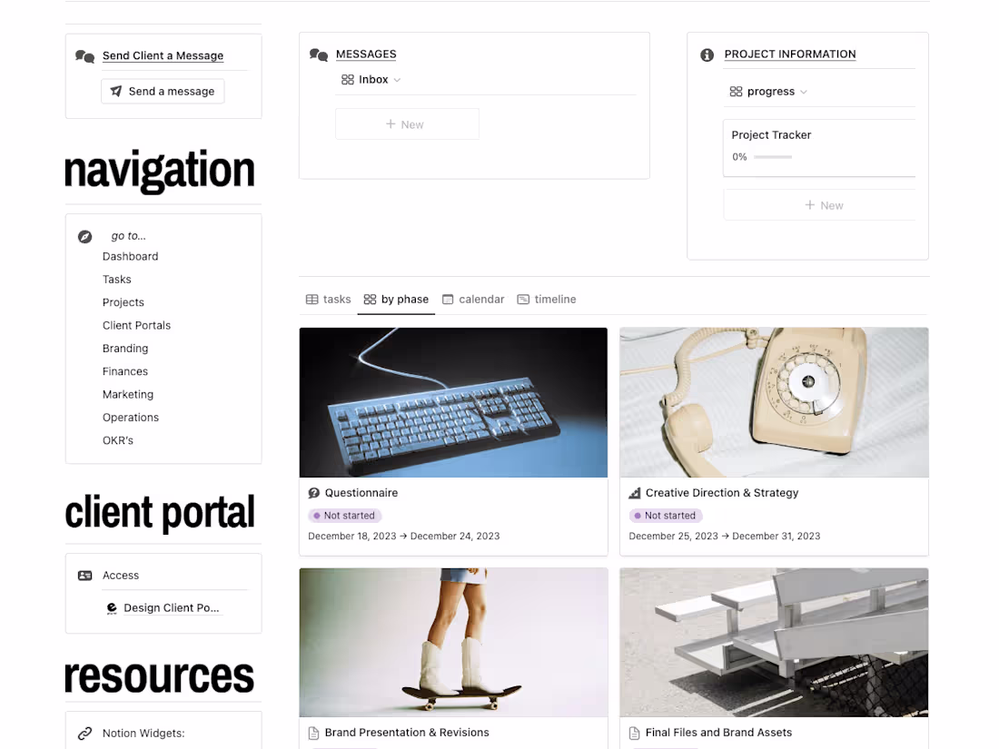Cover image for Business Hub setup in Notion