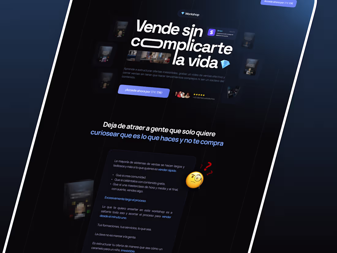 Cover image for Landing Page design