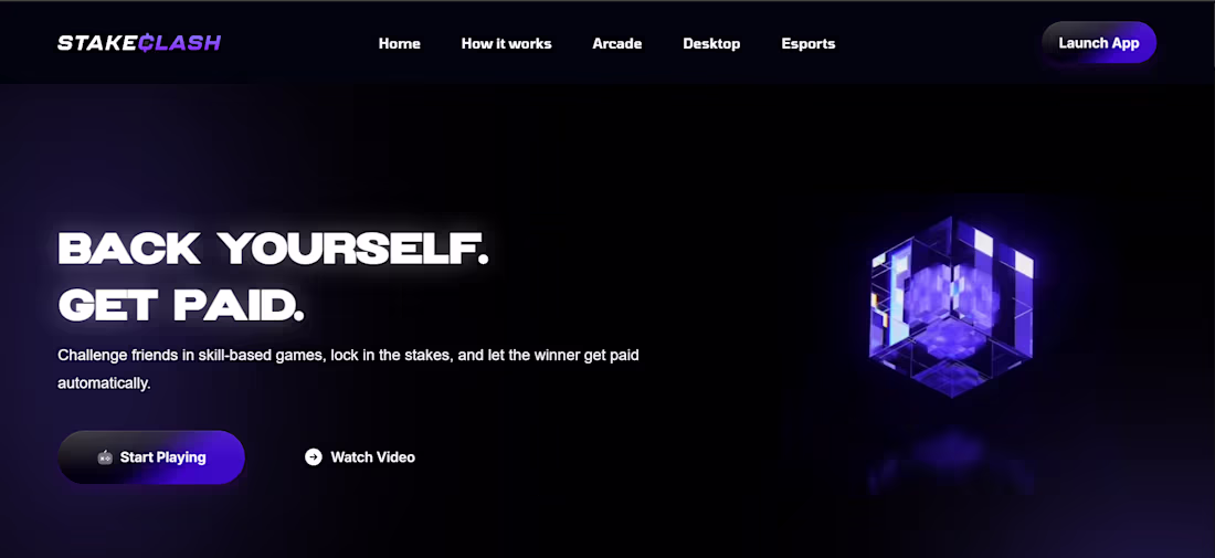 Cover image for StakeClash (https://www.stakeclash.com) is a skill-based