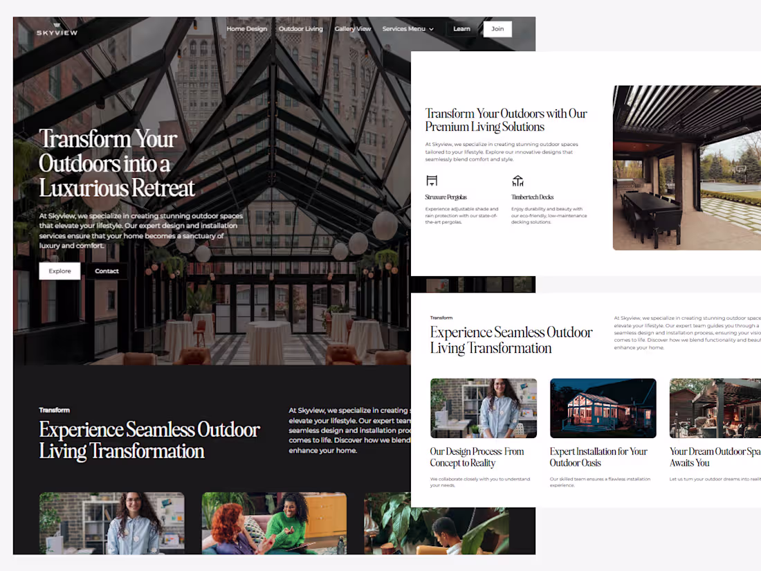 Cover image for Modern makeover on a standard templated website