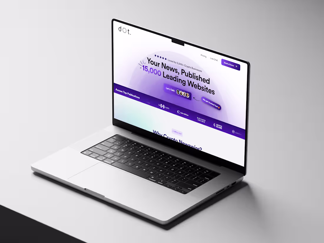 Cover image for Dot Crypto Newswire • Powering the Future of Crypto PR