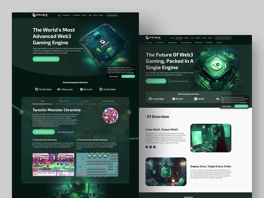 Cover image for Paima Studios – Web3 Gaming UX & Product Design