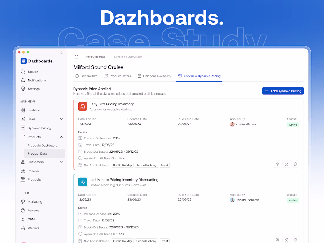 Cover image for  Dazhboard Case Study