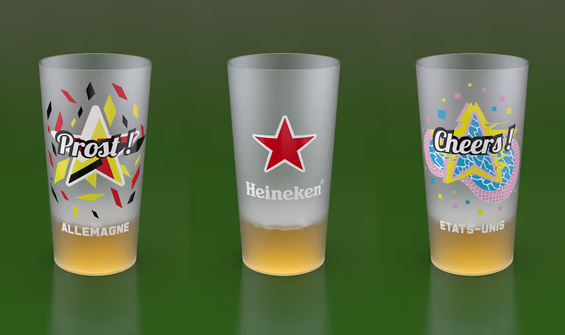 Cover image for 3D Plastic Cups for Heineken