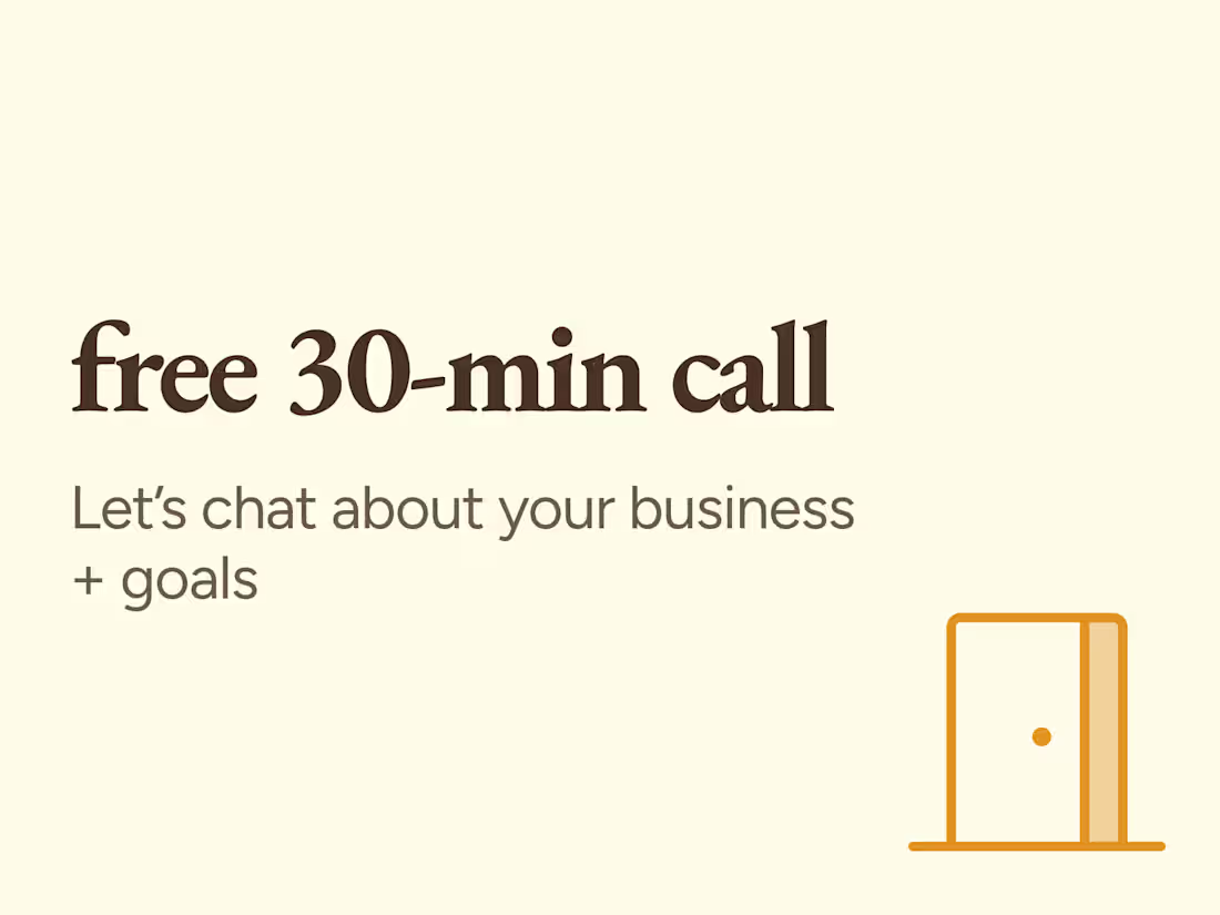 Cover image for FREE 30-Min Call: Let's Chat About Your Product + Goals