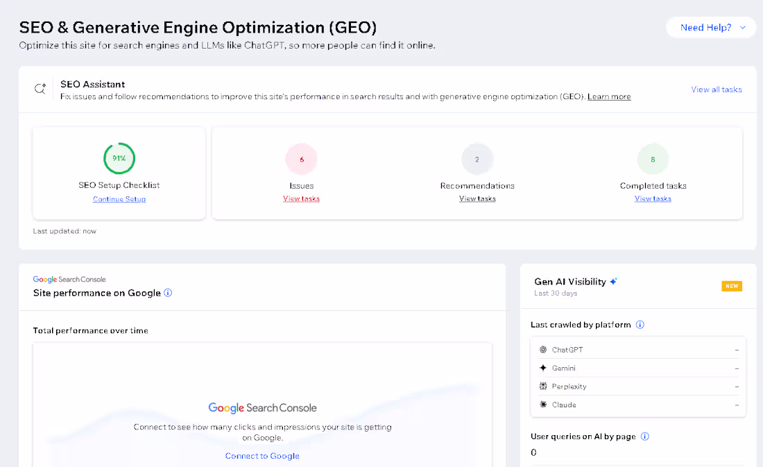 Cover image for SEO & GEO settings complete and ready to Launch. Optimized s...