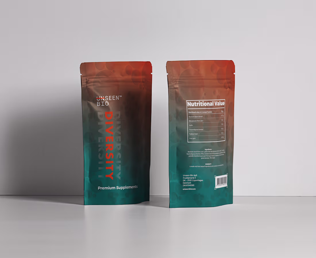Cover image for Premium Pouch Label Design for Unseen Bio