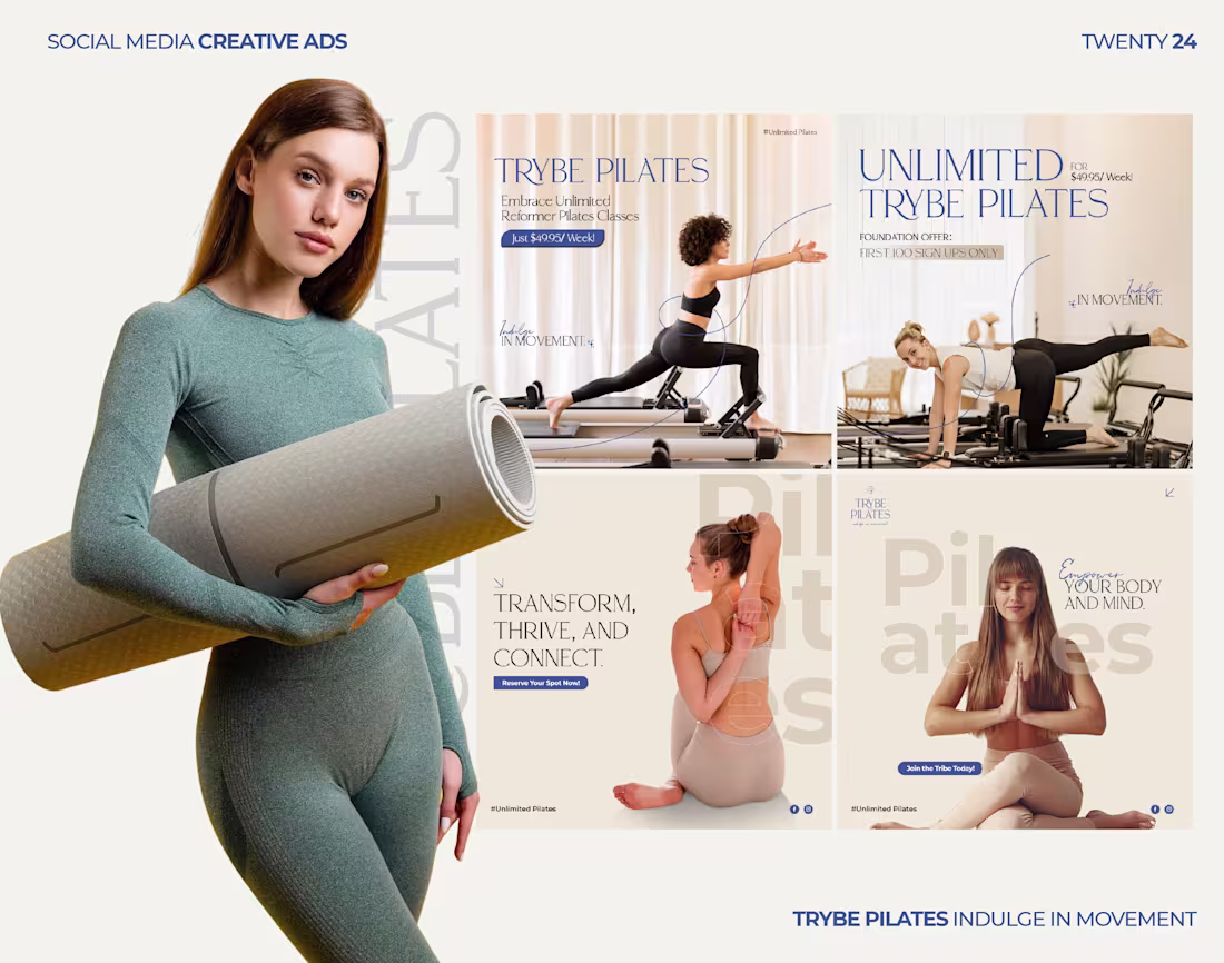 Cover image for Social Media - Trybe Pilates