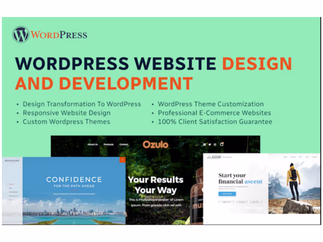 Cover image for Custom WordPress Website Design & Development