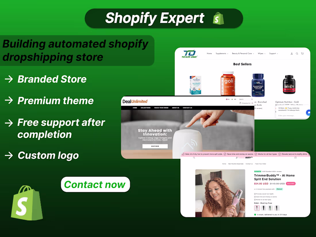 Cover image for Elite Shopify Store Design: Stand Out & Sell More!