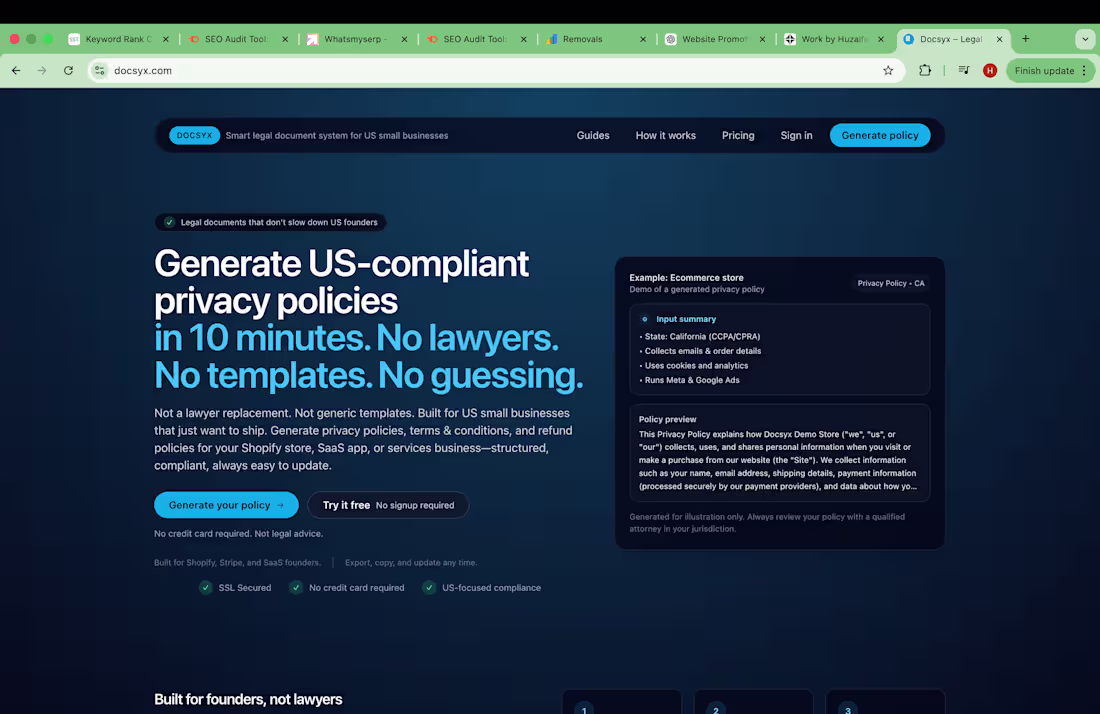 Cover image for Docsyx helps startups and small