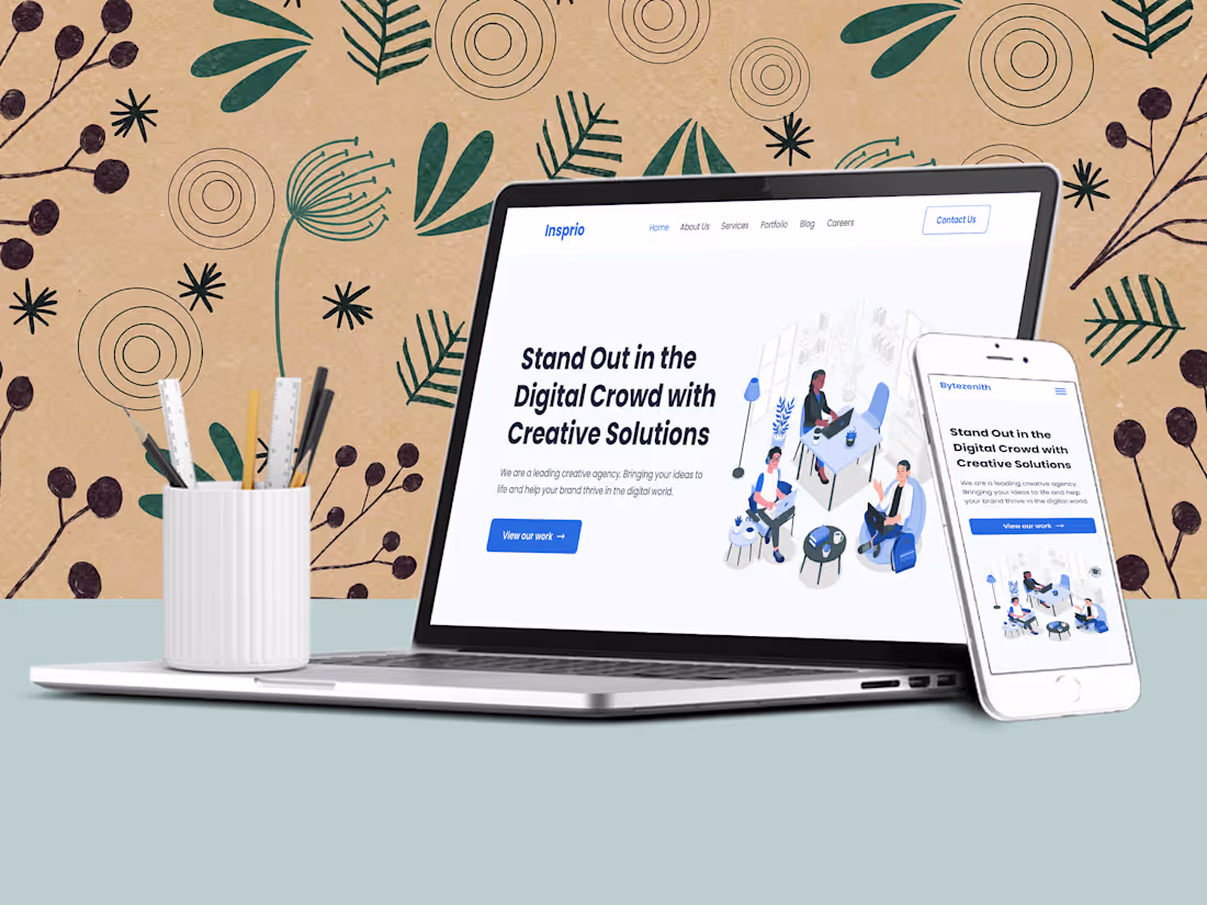 Cover image for ByteZenith Web design