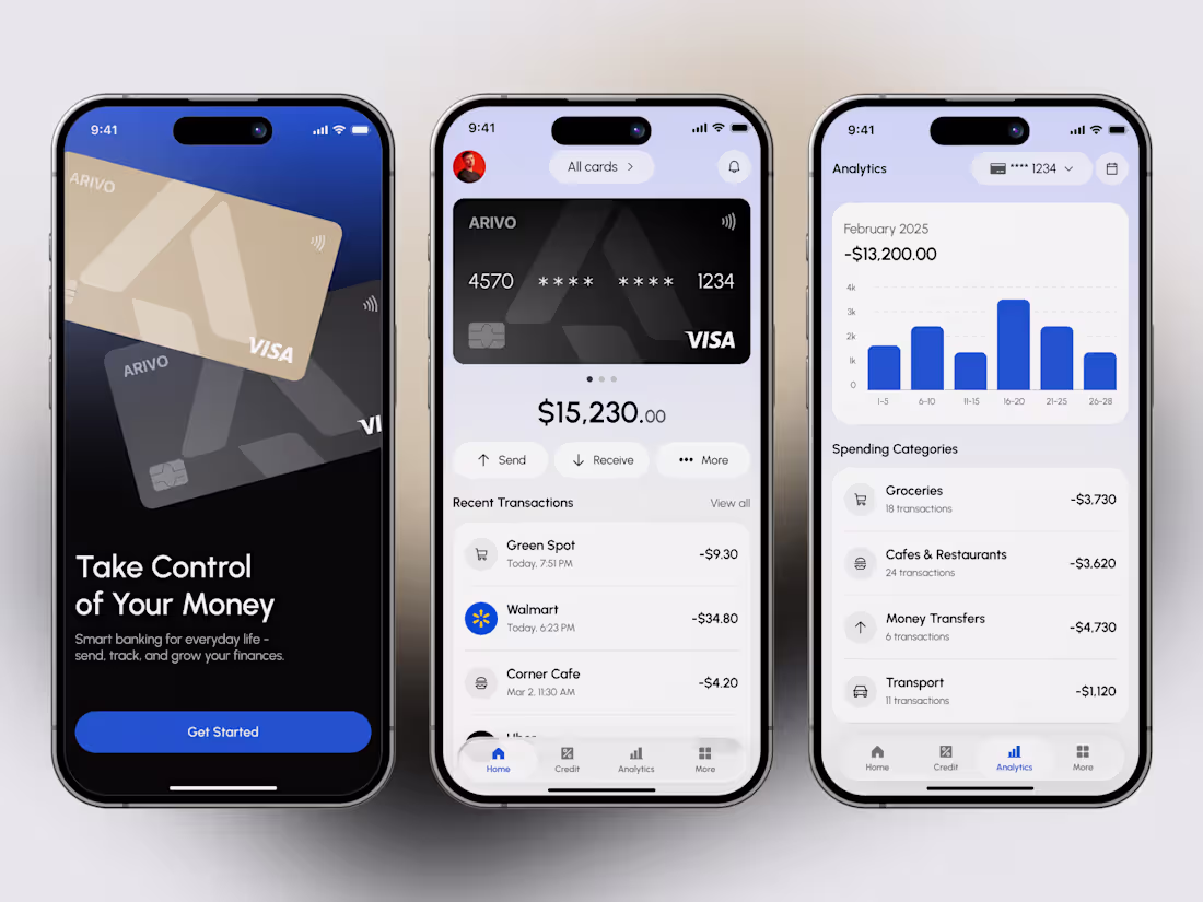 Cover image for Arivo - Mobile Banking App