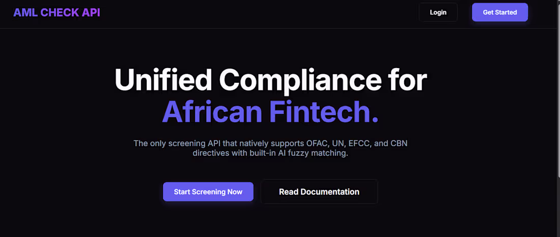 Cover image for Real-Time AI Sanctions & Compliance