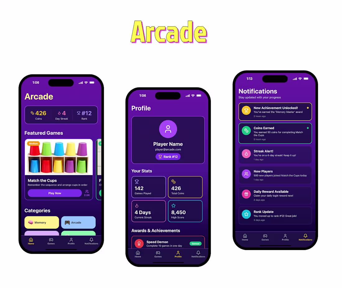 Cover image for Arcade- a one stop for all fun games🎮 I have been addicted ...