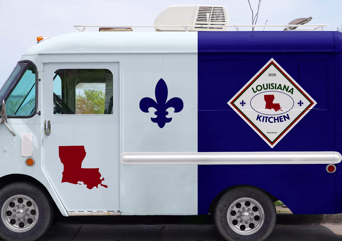 Cover image for Brand Development for Louisiana Kitchen Foodtruck
