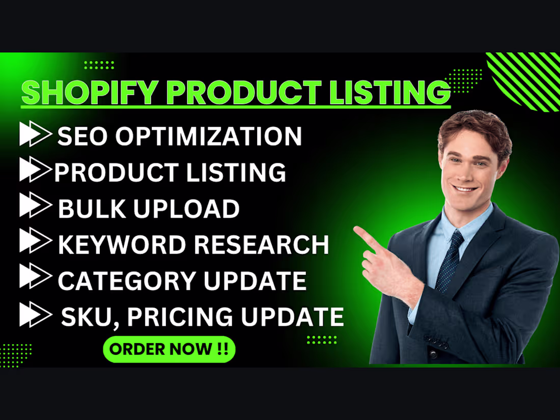 Cover image for I will do professional Shopify product listing